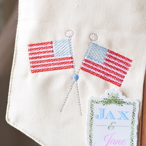 American Flag Sketch Design, Memorial Day Flag Embroidery Design, July 4th Flag Design, Labor Day Embroidery Design, USA Flag Embroidery
