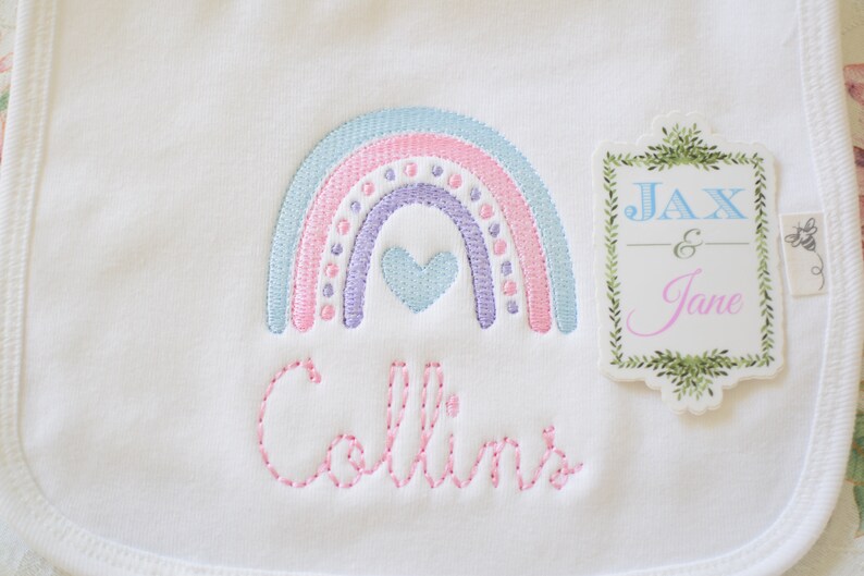 Boho Rainbow Machine Embroidery Design (digital Download) - Etsy
