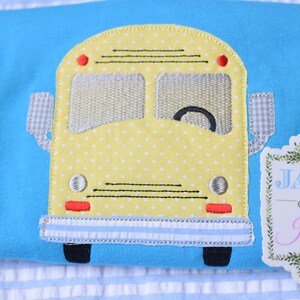 School Bus Applique Design, Back to School Applique Design, Back to School Bus Applique Design, Bus Applique Design, Applique School Bus