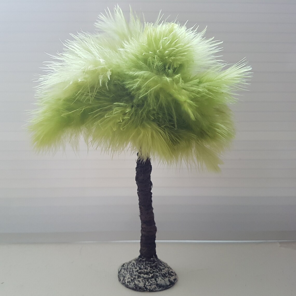Palm tree miniature. Palm trees model. Palm tree made of Etsy
