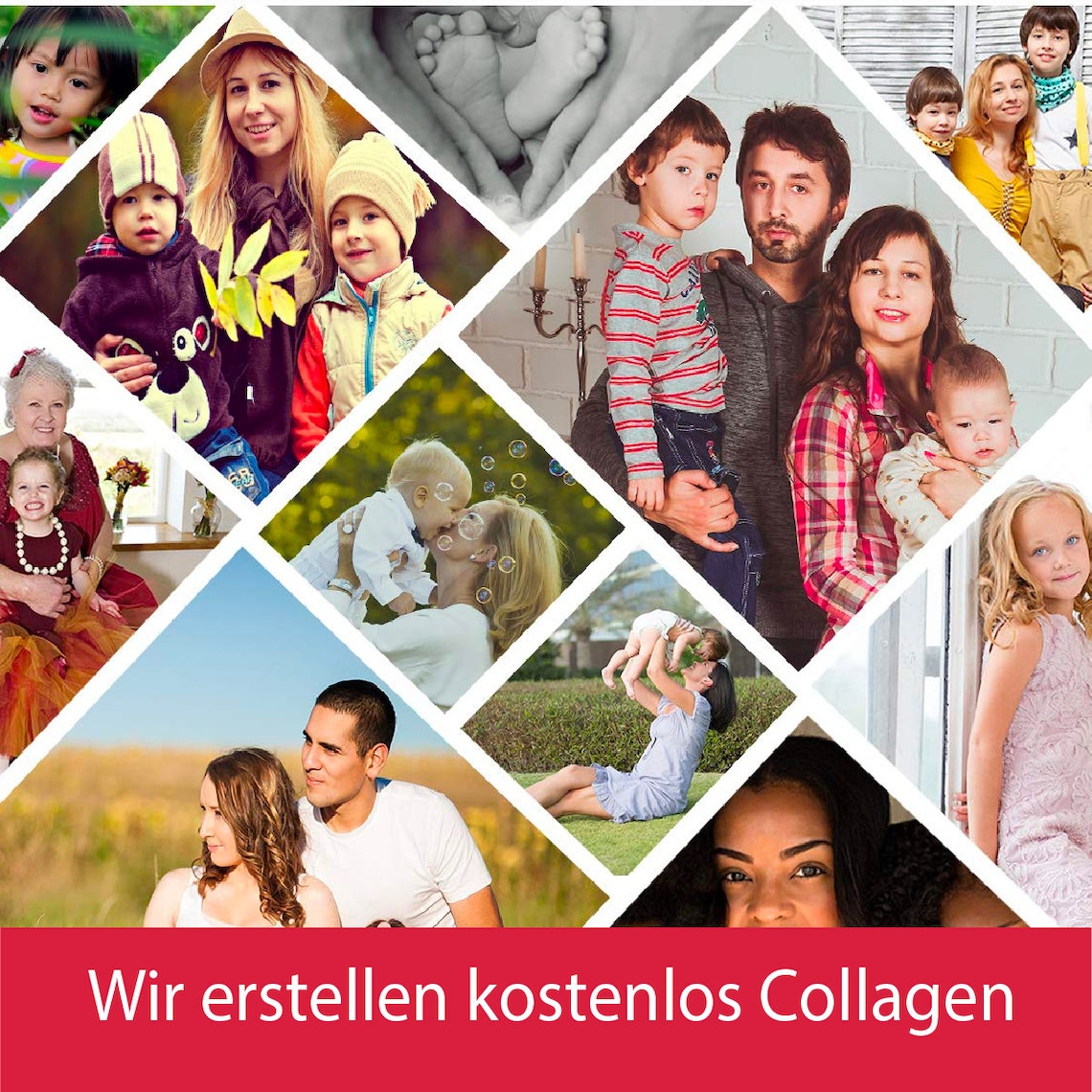 Fotocollage erstellen Kostenlos zum Ausdrucken Fototasse | Etsy