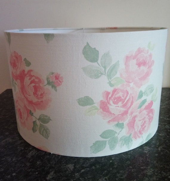 Lampshade Made With Laura Ashley Fabric Handmade Light Shade Albertine Blush For Floor Lamp For Ceiling Lamp Pendant Lampshades