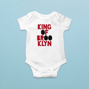 King of Brooklyn bodysuit, Brooklyn, Infant, Boys, Baby Shower, Made in NYC