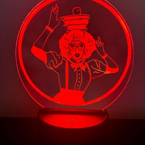 Trixie Mattel LED Night Light: Drag Race Decor