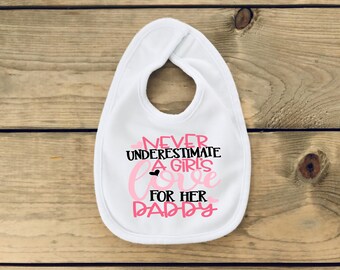 Baby Accessories Daddys Sweetheart Drool /& Feeding Bib Daddy/'s Little Girl Baby Girl Bib New Born Baby Gift Baby Shower Gift