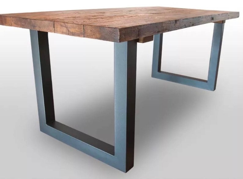 U Shape metal table legs end table coffee table dining Etsy