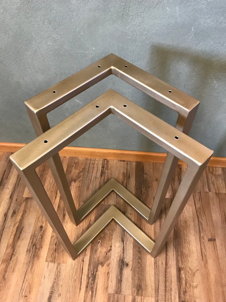 L shape dining table legs Etsy