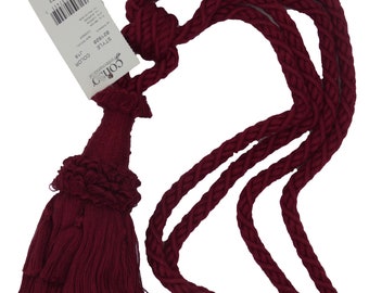 Black Cherry 76cm Tassel|30 24cm Sprea Chinese Red|Curtain and Drapery Tassel Tieback|9 12 Large Elegant |Maroon