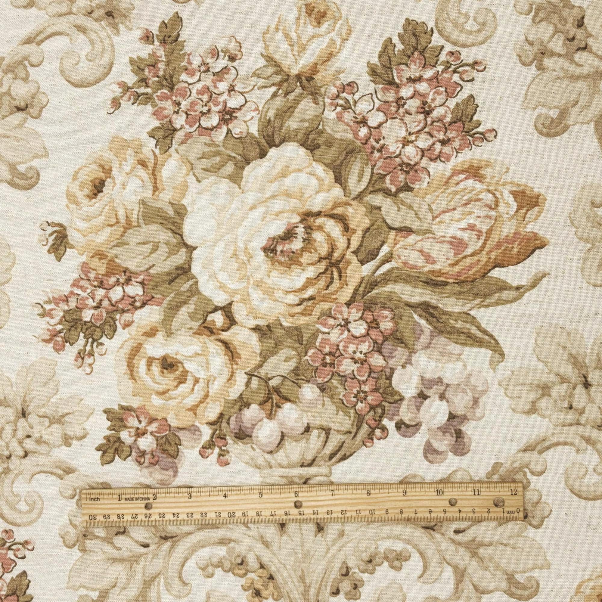 3869 Cotton Jacquard Floral Printed Desinger Waist Designer Vintage Floral Jacquard Tapestry - Etsy main image 3