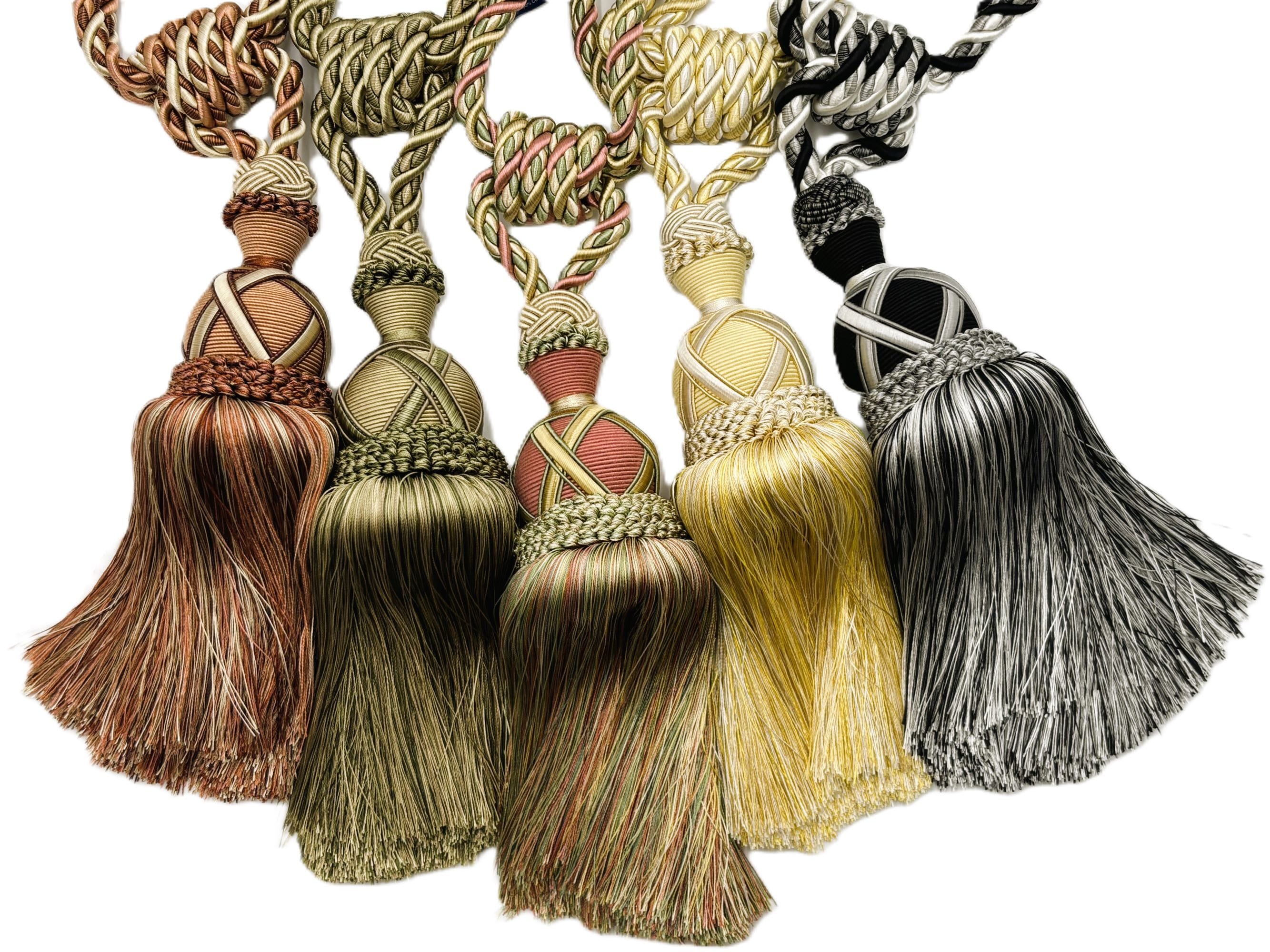 Trimland Decorative Drapery Curtain Tassel Tieback - Color Variations - Sold by the Piece