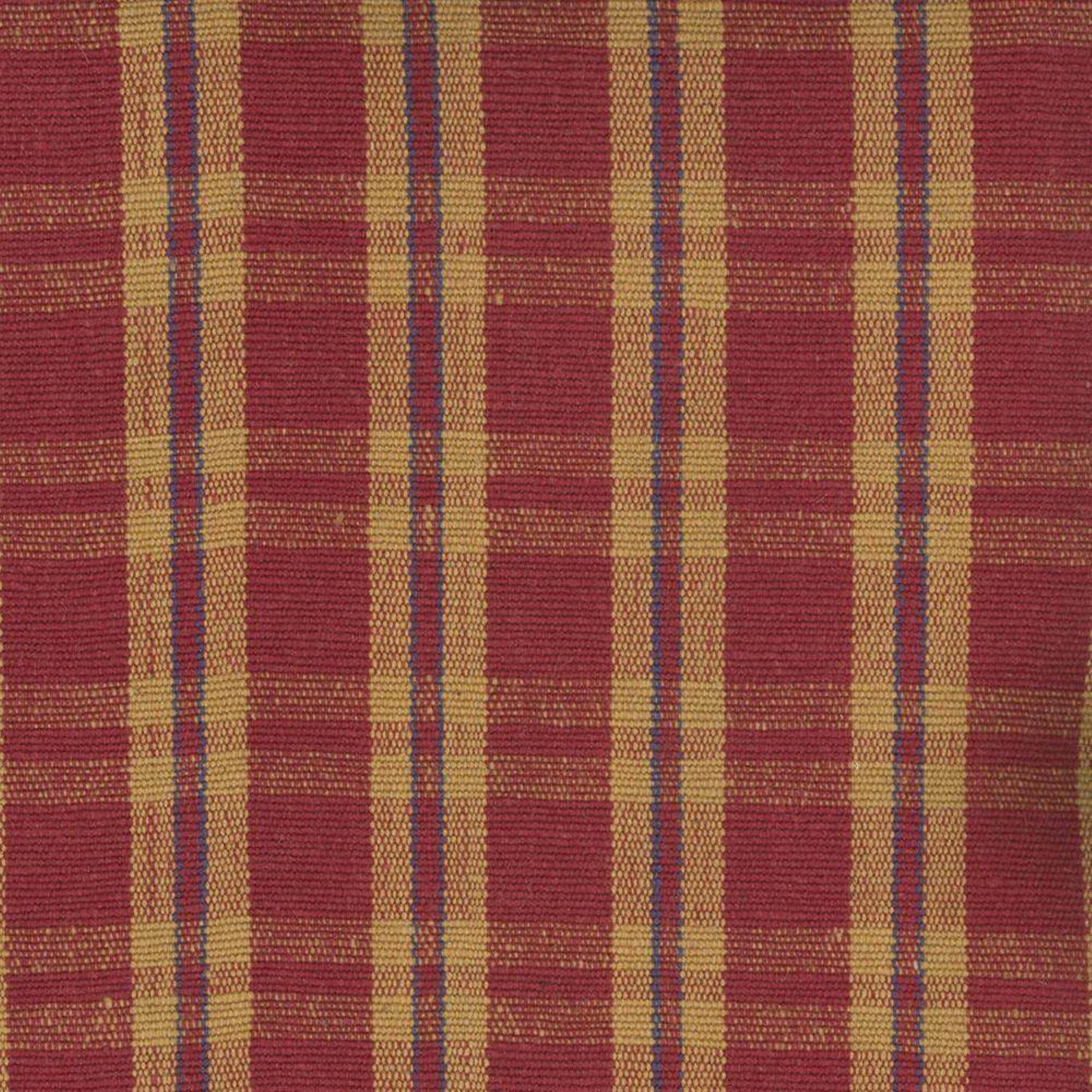 Woven HOMESPUN Stripe JEWEL Home Decor Cotton Drapery Pillow Upholstery Remnant Sewing Fabric - 1.625 Yard Piece