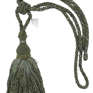 Decorative Drapery Curtain Tassel Tieback - SPA GREEN BLUE - Sold by the Piece