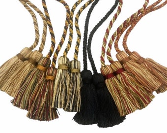 Diseño decorativo para el hogar, silla, alzapaños con borlas, adorno para muebles, almohada, borlas de 8,9 cm en colores combinados. Se vende por pieza.