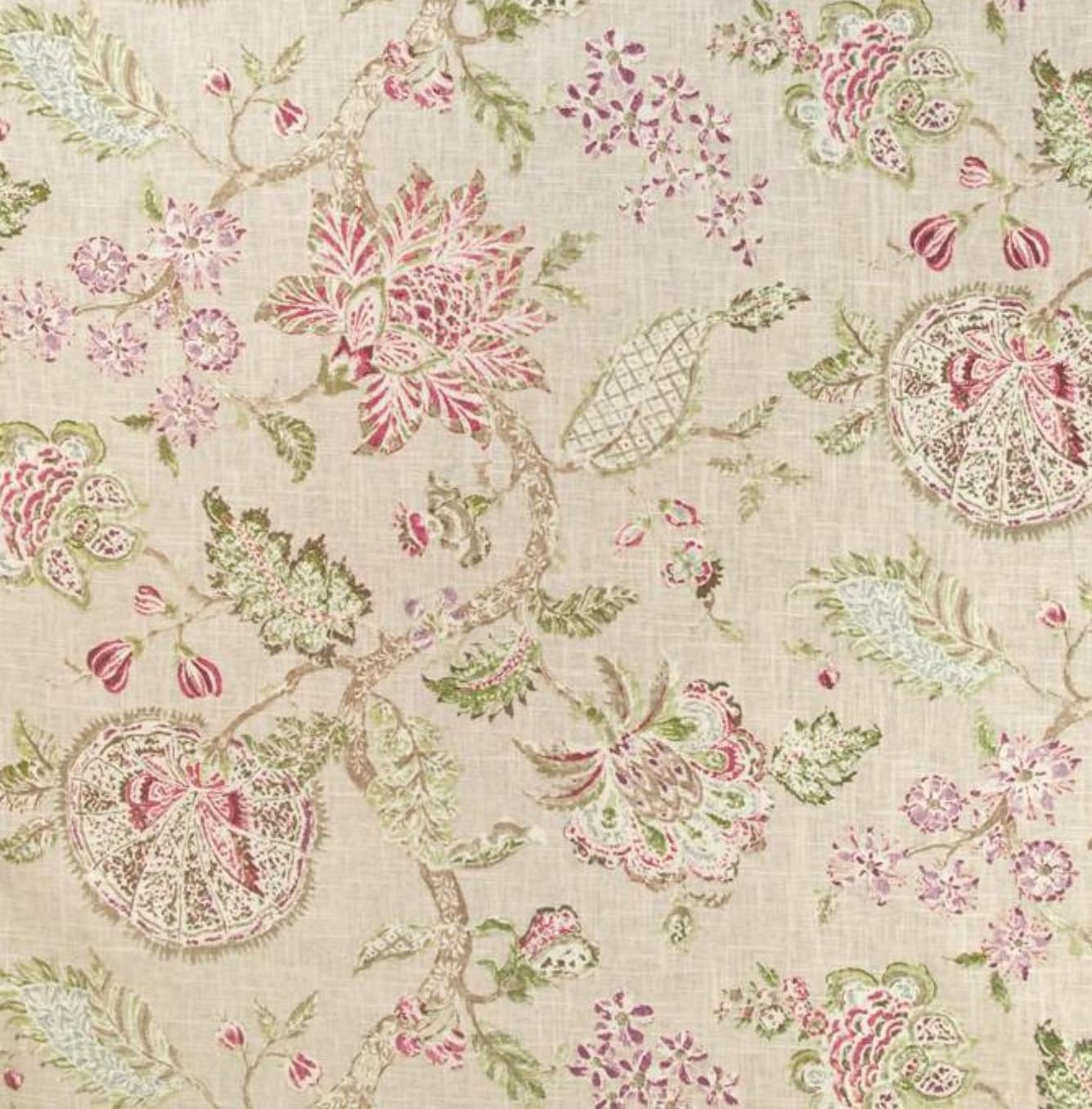 Panneau De Rideau Robert Allen Floral – Doublé, Avec Lambrequin – 66x77 Pouces