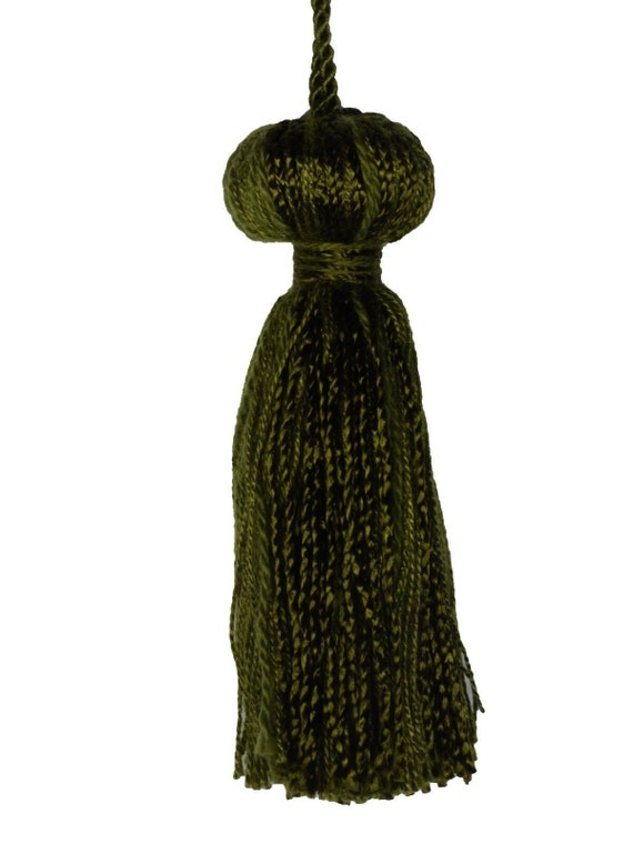 Conso Empress 22949 V136 SANDSTONE GREEN APPLE Decorative 5/" Tassel 4/" Loop Cord