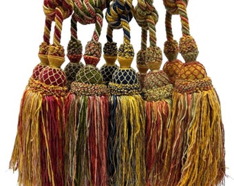 Decorative Drapery Curtain Tassel Tieback - Trimland Chenille 3267 - Various Colorways - Sold by the Piece