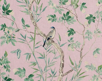Thibaut CLAIRE Drapery Upholstery Home Decor Linen Fabric - 6 Colorways - Sold by the Yard