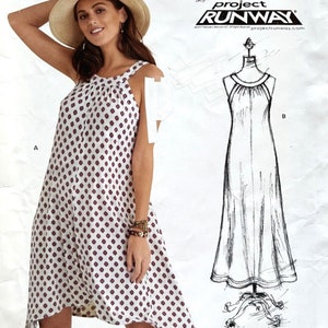 NUEVO LOOK Patrón de costura Simplicity D0623 6207, vestido Misses Loose Fit, tamaño de EE. UU. 6-16, doblado de fábrica sin cortar, inserto de dirección incluido