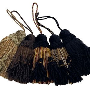 Decorative Designer Home Decor Tassel Trim Furniture Armoire Lamp Light Fixture Ornament Pillow Tassel Mingled Colors - Sold by the piece
