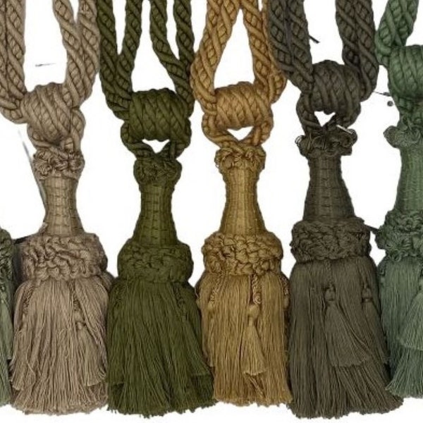 Decorative Drapery Curtain Tassel Tieback - Conso Trim 21920 - Color Variations - Sold by the Piece