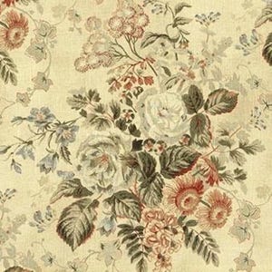 Covington LAUREL Floral VINTAGE LEINEN Wohnkultur Kissen Kissen Polster Nähen Stoff - Verkauft lose Lagerware
