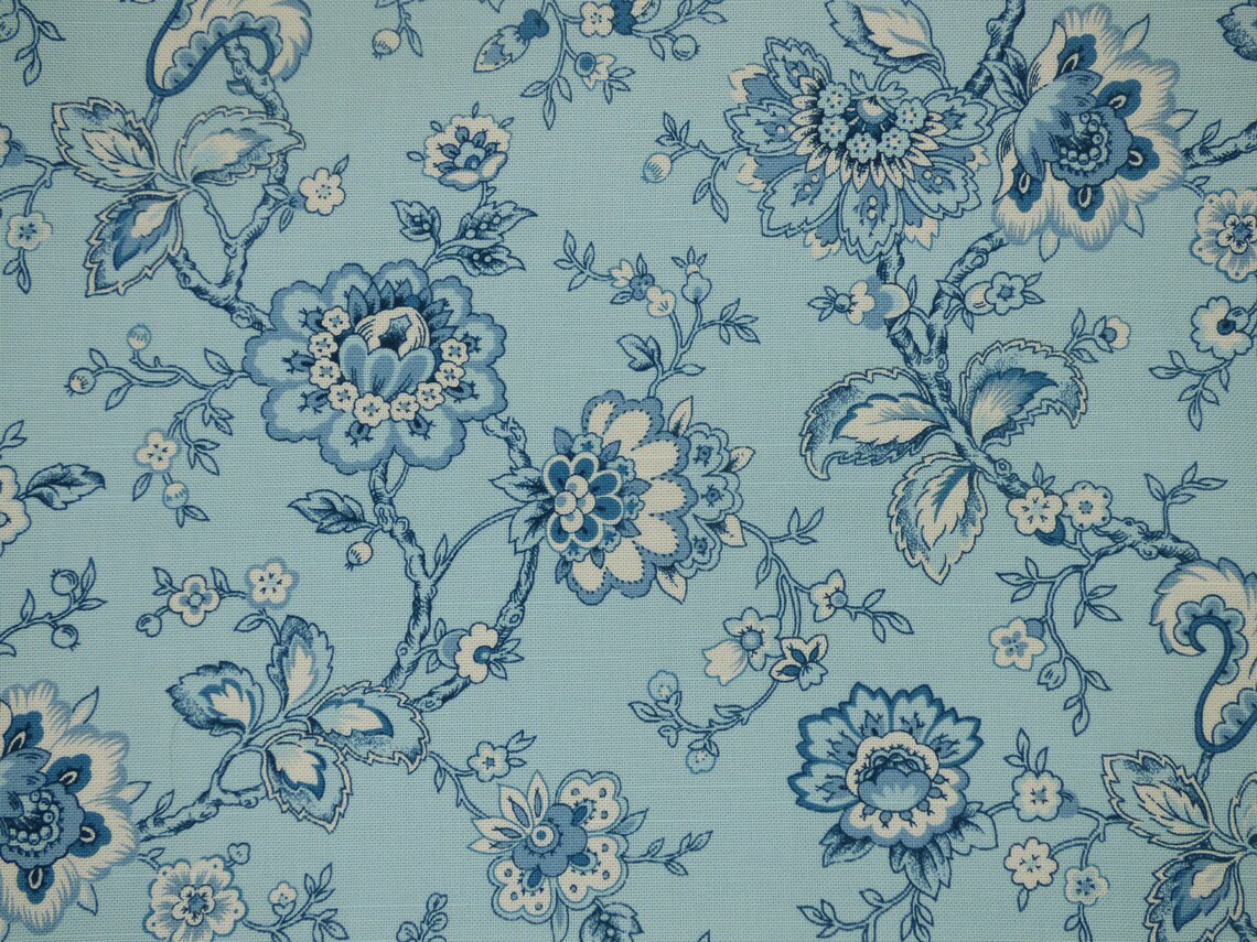 Mill Creek HONEYMOON Jacobean Floral WATERFALL Home Decor Drapery Curtain Valance Chair Upholstery Pillow Sewing Fabric Sold By the Yard image 1