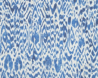 Thibaut CARLOTTA Ikat Print Drapery Home Decor Fabric - 7 Colorways - Sold by the Yard