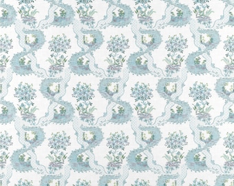 Thibaut Anna French ANTOINETTE Floral Linen Drapery Pillow Upholstery Fabric - 3 Colorways - By the Yard