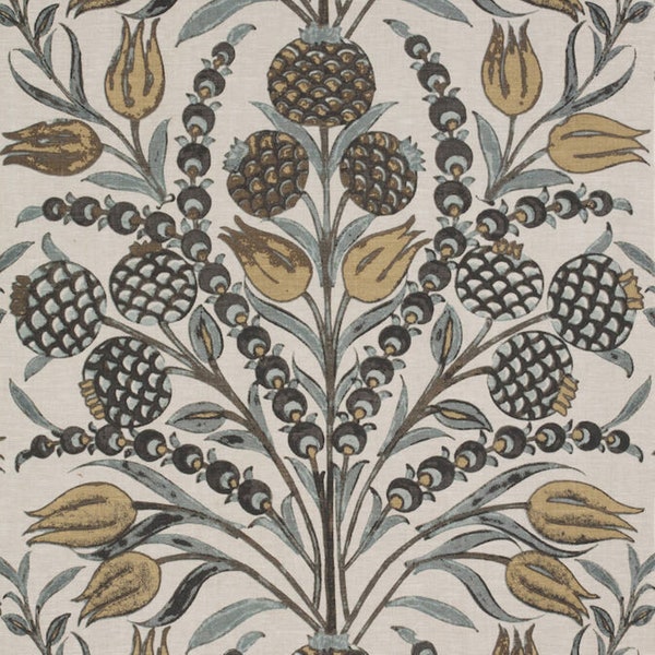 Thibaut CORNEILA Drapery Pillow Upholstery Linen Fabric - 5 Colorways - By the Yard