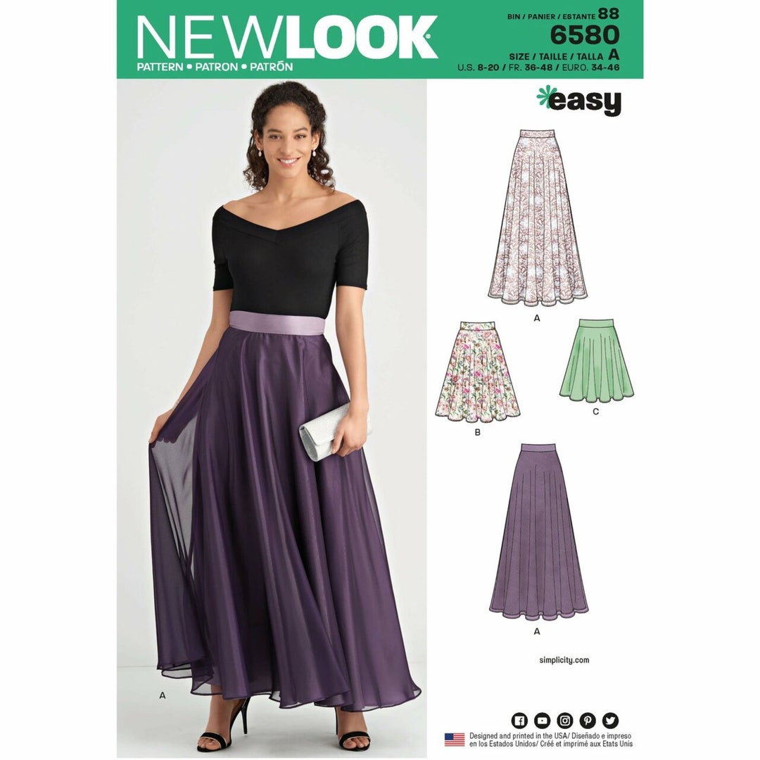 NEW LOOK Simplicity Sewing Pattern H0174 6580 Misses Ladies - Etsy