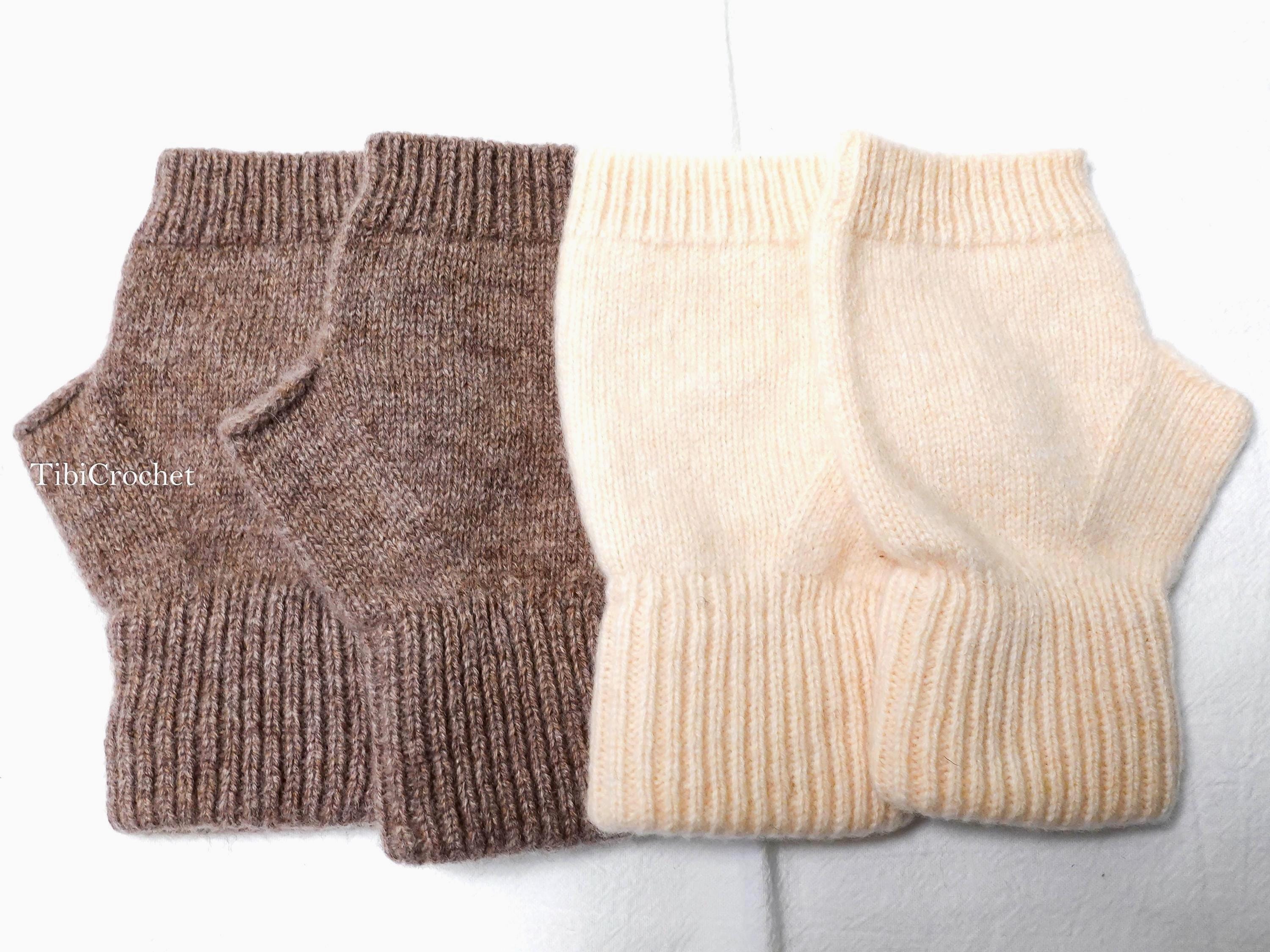 Set of Leg Warmers Soft Warm Alpaca Wool Knitted Gloves 100 Pairs Wholesale Lot Of Handwoven Unisex Alpaca Wool  main image 3