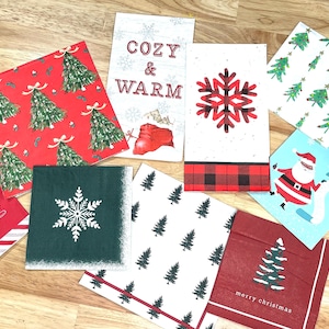 Wonders of Christmas Napkin Bundle, Decoupage Napkin, Napkins For Crafting, Paper Napkins