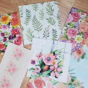Fancy Flower Napkins, Flowers Napkin Bundle, Spring/Summer Napkins, Flower Napkins, Decoupage Napkin, Napkins For Crafting, Paper Napkins