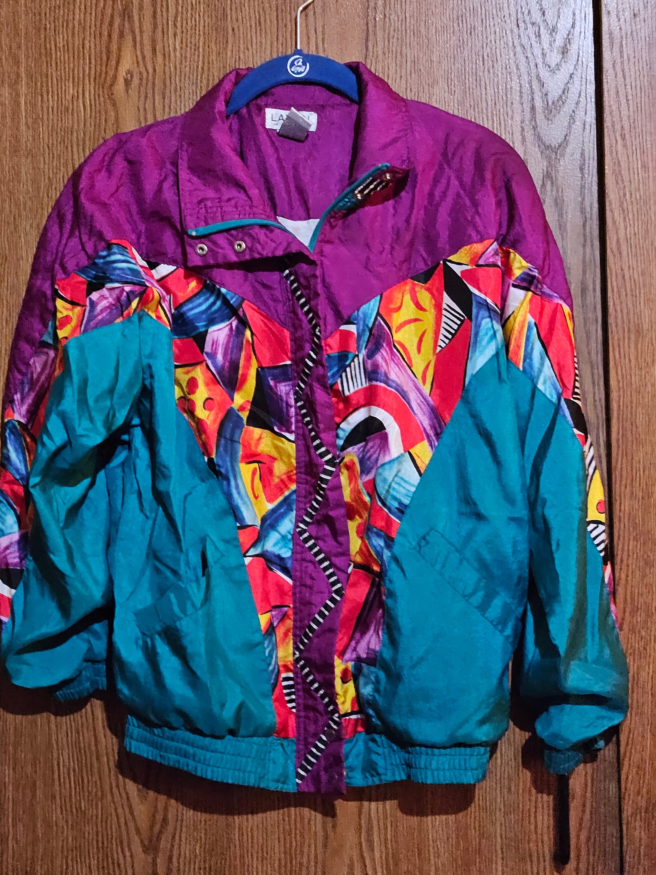 Vintage Lavon Women s Unisex Windbreaker 90 s Jacket Size Small Etsy