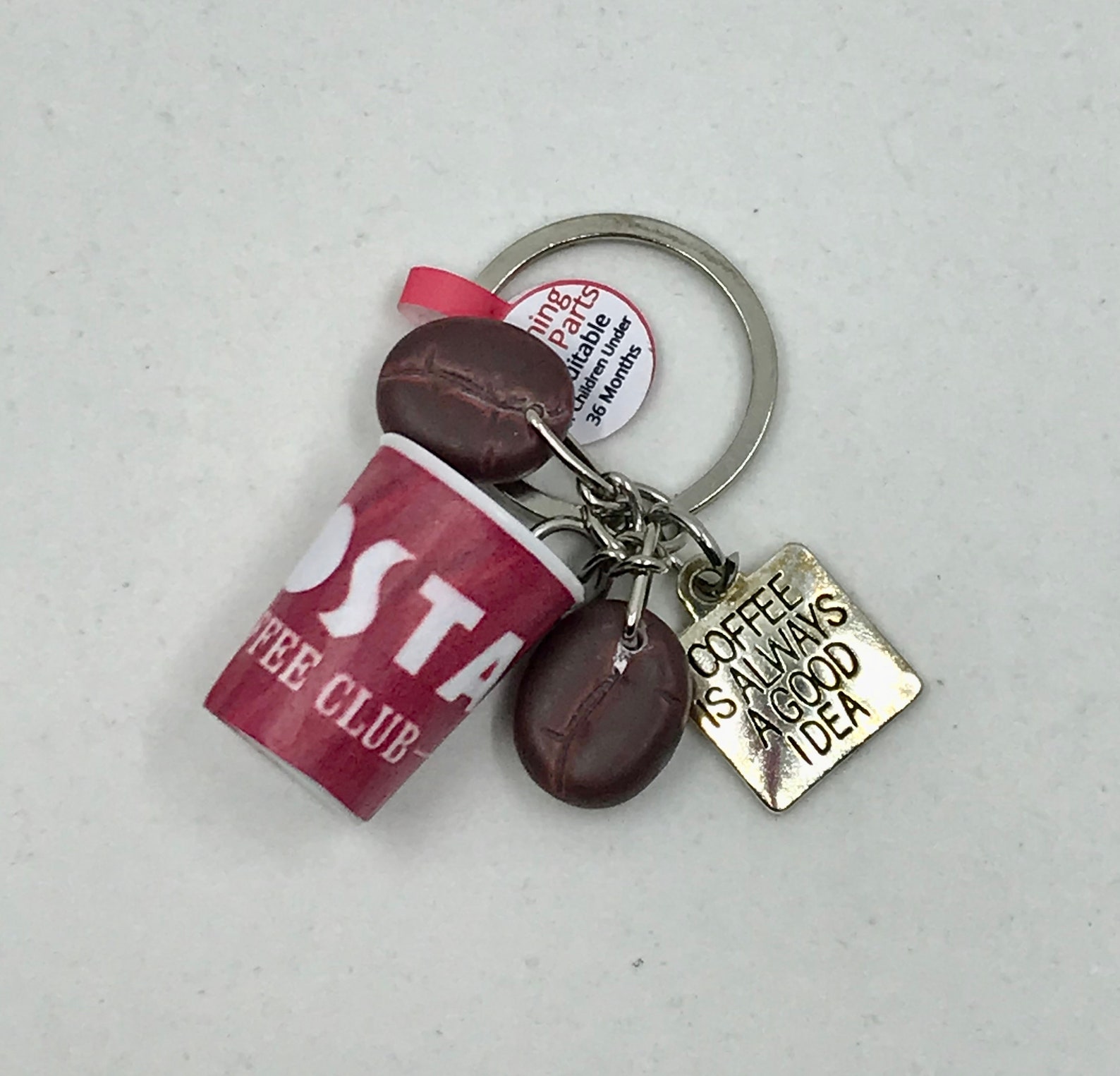 Coffee/Coffee Bean Keychain/Keyring Etsy