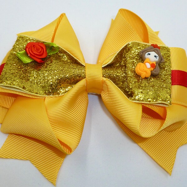 Belle (Beauty and The Beast) 7 inch Gestapelde Boutique Bow