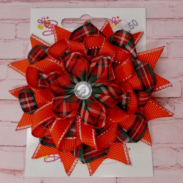 Rosette Ribbon Bow Etsy