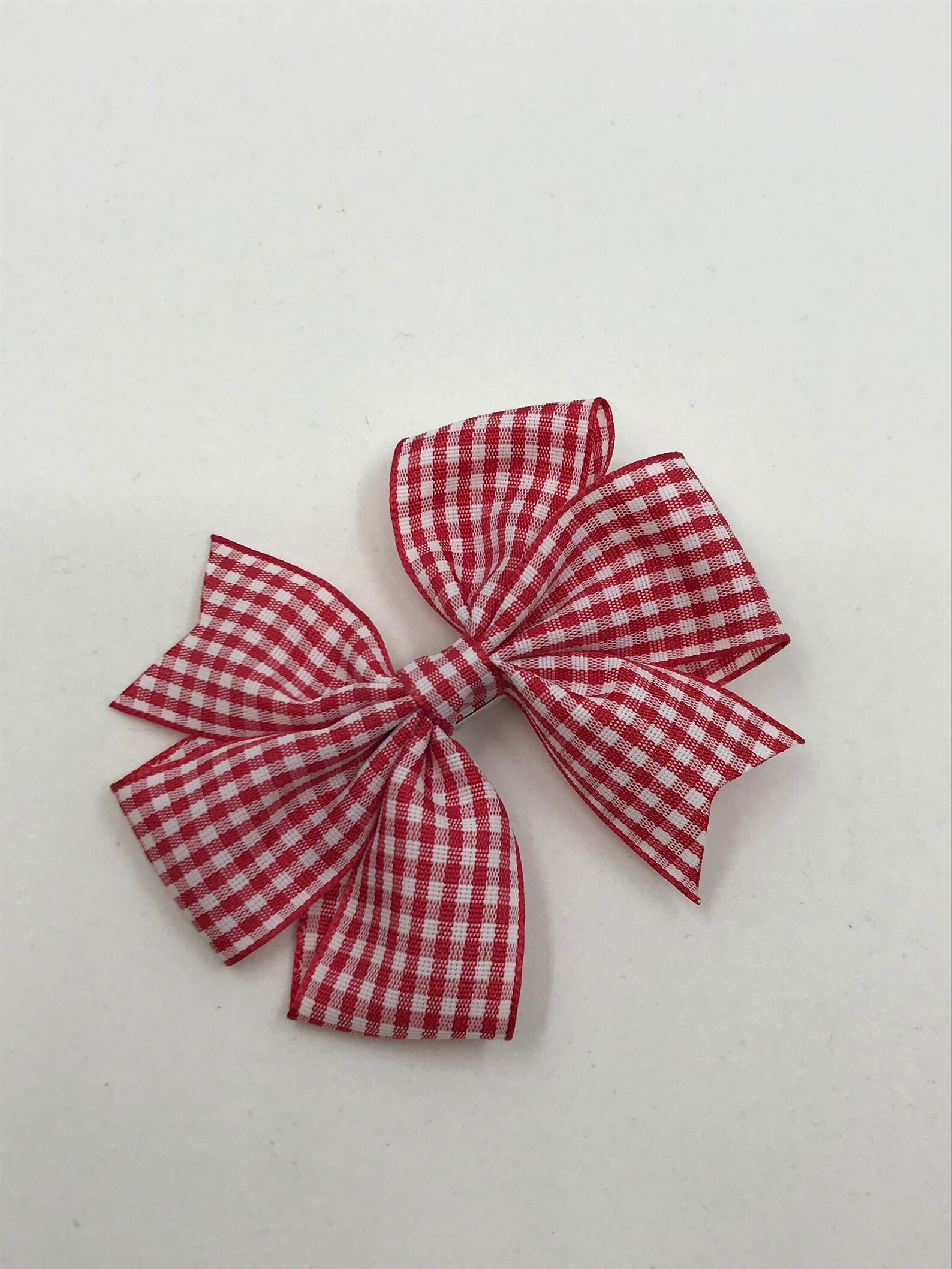 red and white gingham pants