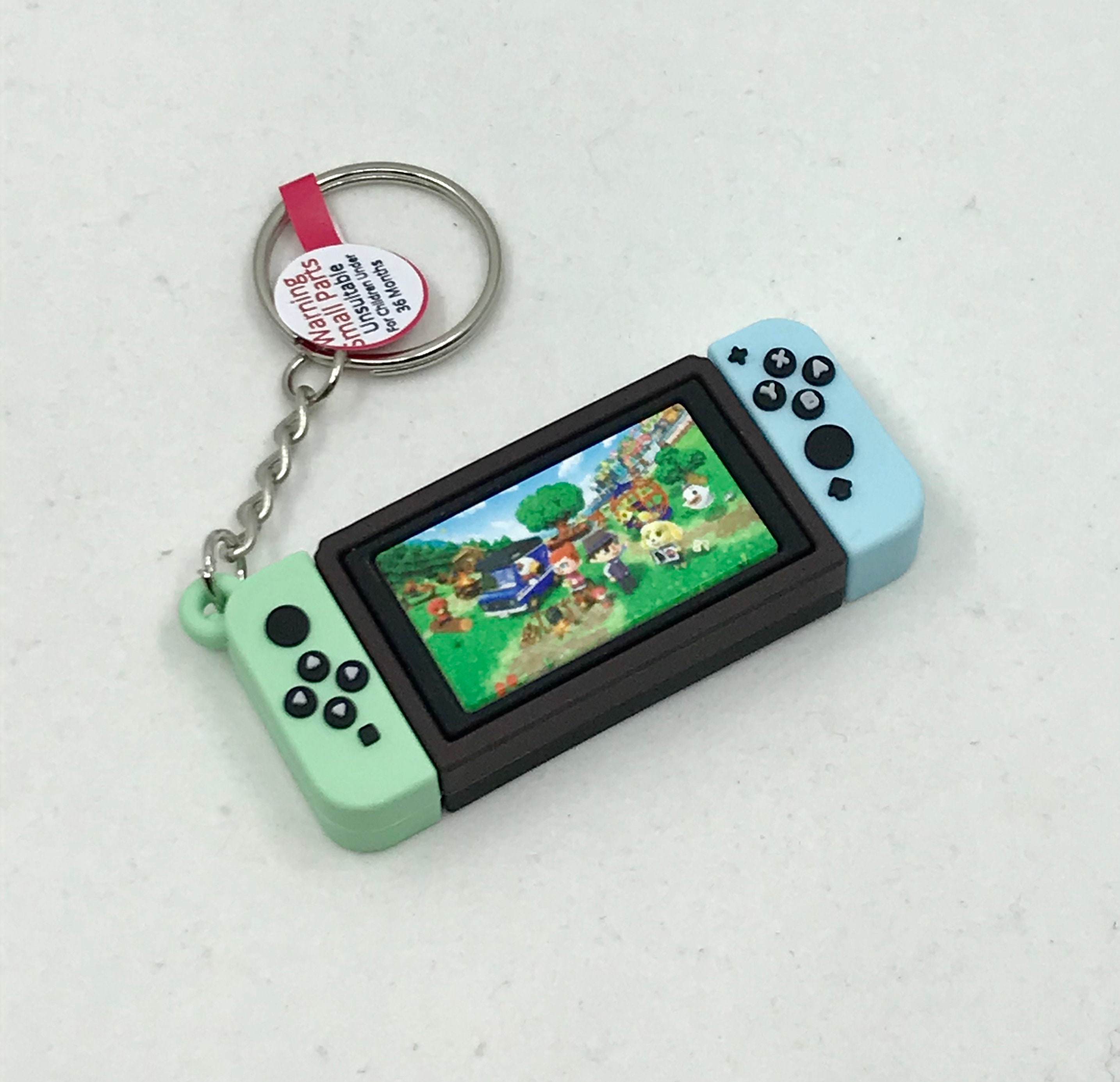 Animal Crossing The Campfire Handheld Game Console Keychain Etsy