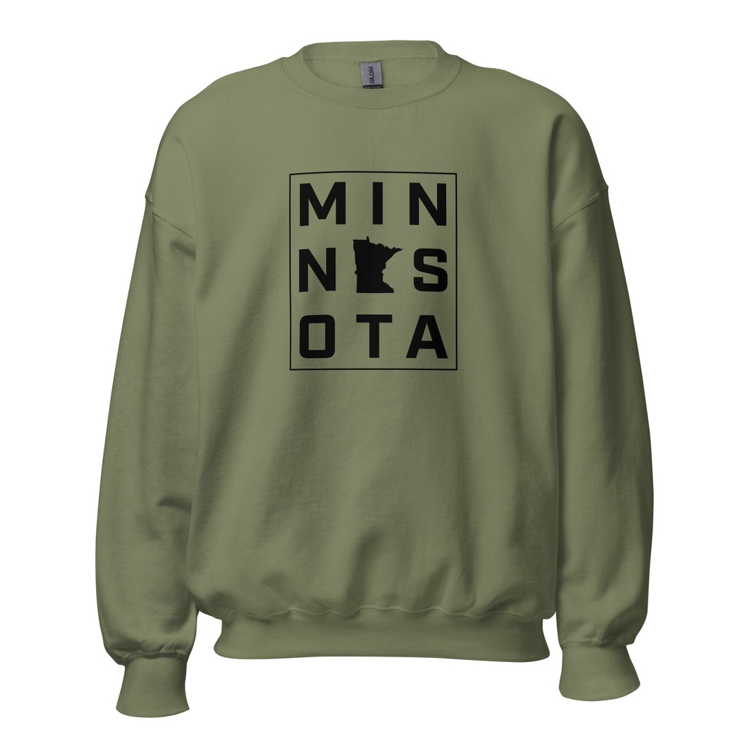 Minnesota Box Minnesota Box Unisex Crew Neck Sweatshirt (black) - Etsy