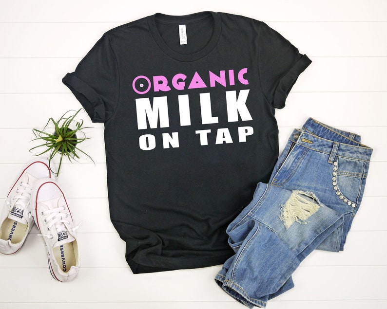 Download Breastfeeding Awareness T-Shirt New Mom Shirt Milk On Tap | Etsy