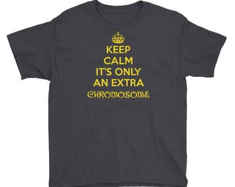 Extra Chromosome Kids T-Shirt, Down Syndrome Awareness Shirts, DNS Kids Shirt, Down Syndrome