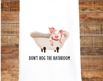 pig lover gift love my pig farm life towel show pig Pig towel pig love all you need is love and a pig Pig show towel
