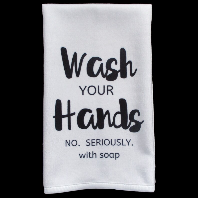 Funny Bathroom Towel Bathroom Humor Funny Hand Towel Wash Etsy