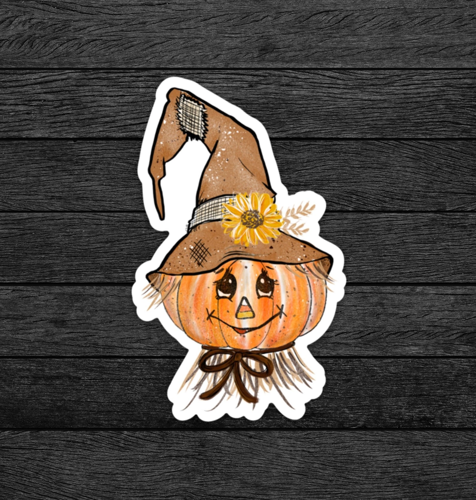 Free Printable Scarecrow Sticker