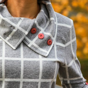 PDF Sewing pattern - Women's autumn/winter dress LUCKY YOU (sizes 32–60) image 6