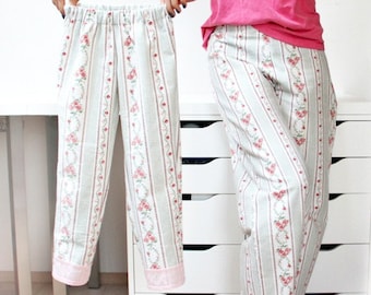PDF Sewing pattern set - Pajama pants NIGHTY NIGHT (women's, men's and children's sizes)