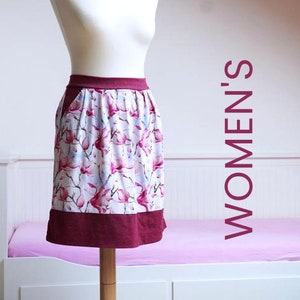 PDF Sewing pattern - Women&#39;s pleated skirt PARADISE (sizes 32–60)