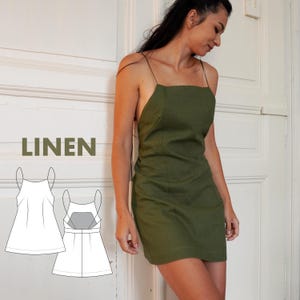 PDF Schnittmuster – Damenkleid LINEN (Gr. 32–60)