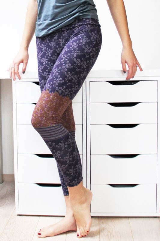 Sewing pattern Womens leggings BASIC two variants sizes Etsy